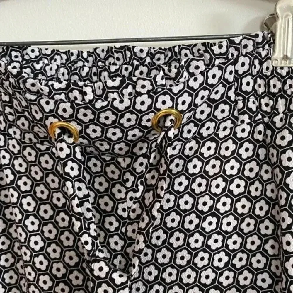 Michael Kors Floral Wide Leg Dress Pants